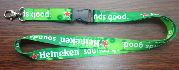 Heat transfer full colour lanyard