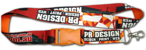 PR Design custom printed lanyard
