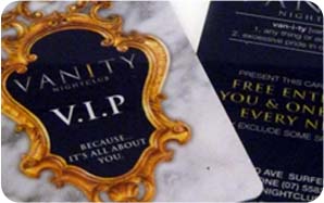Black and gold premium plastic cards